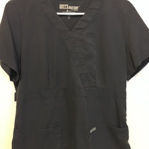 Charcoal Grey’s Anatomy scrub top